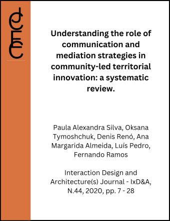 Link to article entitled Understanding the role of communication and mediation strategies in community-led territorial innovation: a systematic review.